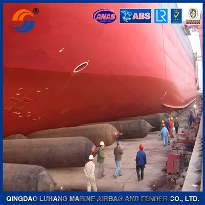Shipyard Barge Launching Airbags Heavy Duty Airbags för lyft